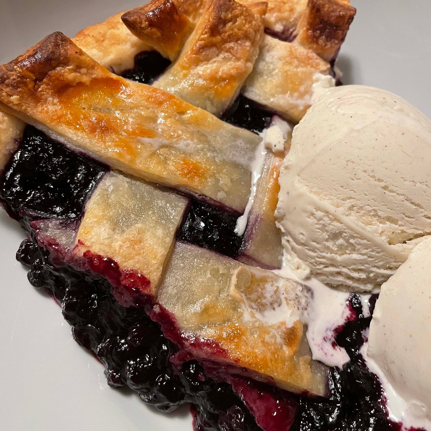 Wild Maine Blueberry Pie